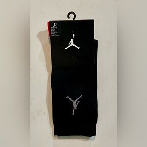Nike Jordan Black Crew Socks with Logo- NWT